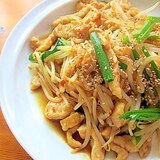 節約おかず♪細切り鷄むね肉ともやしのオイスター炒め